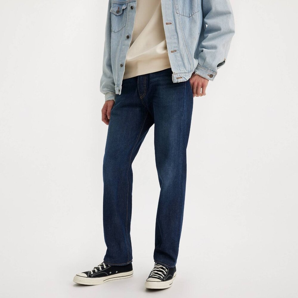 NWT Levi's Men's 501 Slim Taper 32x34" Dark Wash Jean